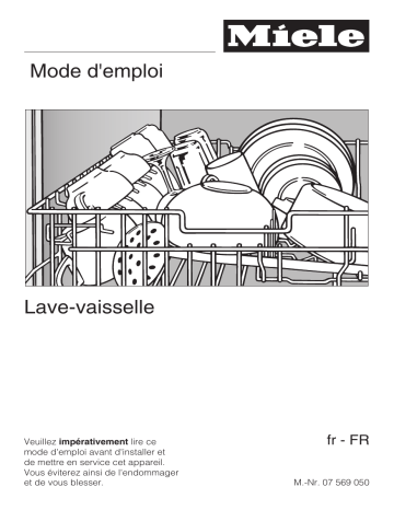 Manuel du propriétaire | Miele W5780 Manuel utilisateur | Fixfr