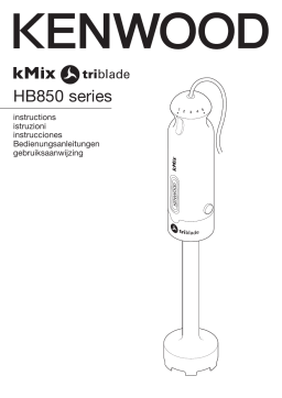 Kenwood HB858 KMIX Manuel utilisateur