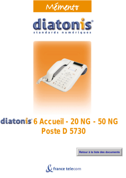 ORANGE D 5730 Manuel utilisateur