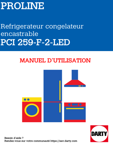 Manuel du propriétaire | Proline PLC162WHPLC253NFWHPLC252NFWH Manuel utilisateur | Fixfr