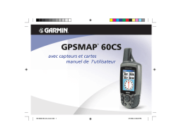 Garmin GPS Map 60CS Mode d'emploi