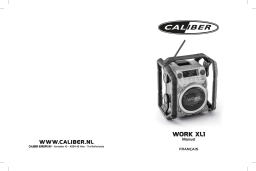 Caliber WORKXL1 Jobsite radio Manuel du propriétaire