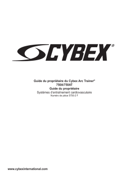 Cybex International 750A-750AT ARC Manuel utilisateur