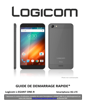 Guide de démarrage rapide | Logicom L-Egant One R Manuel utilisateur | Fixfr