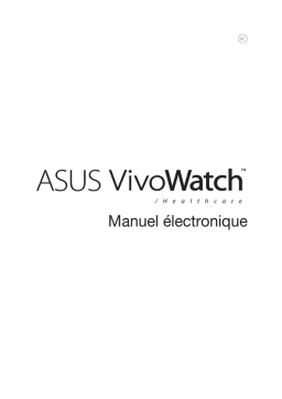 Asus VivoWatch Manuel utilisateur