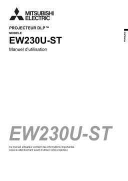 Mitsubishi EW230U-ST Manuel utilisateur