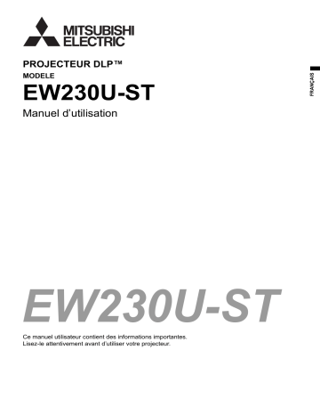 Manuel du propriétaire | Mitsubishi EW230U-ST Manuel utilisateur | Fixfr