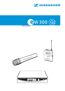 Sennheiser EW 365 G2 Manuel utilisateur