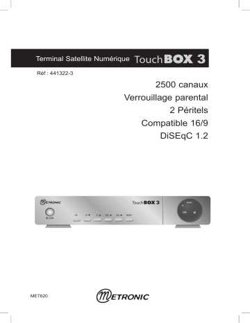 Manuel du propriétaire | Metronic TERMINAL NUMERIQUE TOUCHBOX 3 Manuel utilisateur | Fixfr