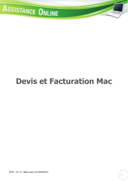 EBP Devis & Facturation Mac Manuel utilisateur