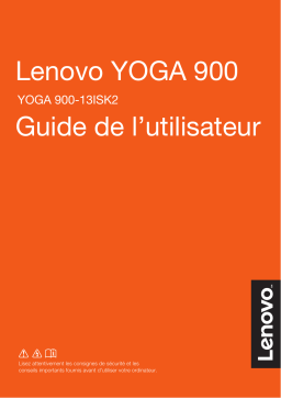 Lenovo Yoga 900 13ISK 2 Mode d'emploi