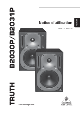 Behringer B2030P Manuel utilisateur