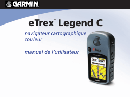 Garmin eTrex Legend C Manuel utilisateur