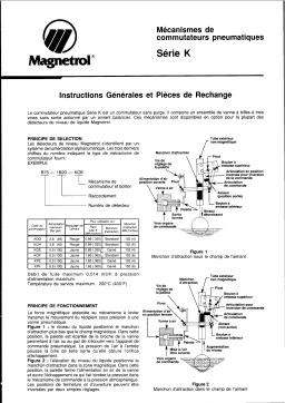 Magnetrol Pneumatic Switch-K Manuel utilisateur