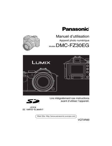 Panasonic DMC FZ30 EG Manuel utilisateur | Fixfr