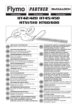 Flymo HT510 Manuel utilisateur