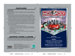 Hasbro MONOPOLY NOUVEAU PLATEAU Manuel utilisateur