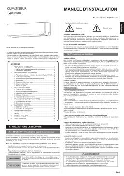 Fujitsu ASUH09LMAS Guide d'installation