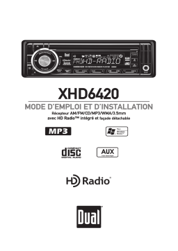 Dual XHD6420 Manuel utilisateur