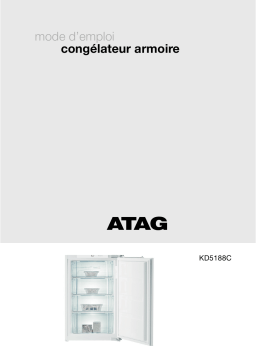 Atag KD5188C Manuel utilisateur