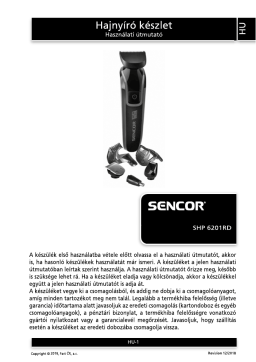 Sencor SHP 6201RD Manuel utilisateur