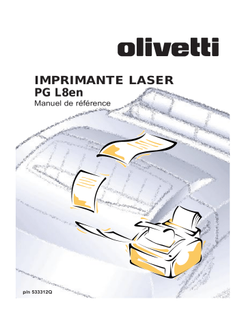 Manuel du propriétaire | Olivetti PG L8EN Manuel utilisateur | Fixfr