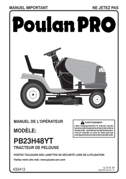 Poulan PRO PB23H48YT Manuel utilisateur