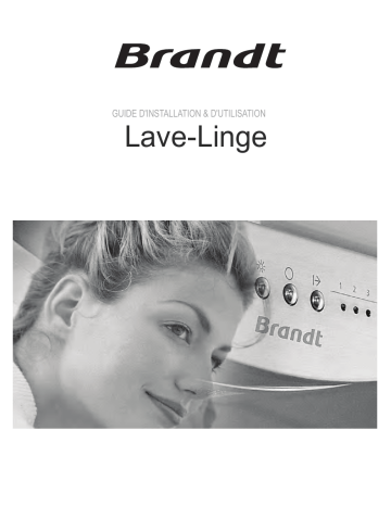BWF28TCS | BWF814CWE | BWF48TCW | BWF714SWE | BWF48TB | BWF48TR | Manuel du propriétaire | Brandt WM8120S Manuel utilisateur | Fixfr