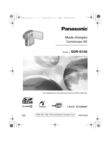 Panasonic SDR S150 Mode d'emploi | Fixfr