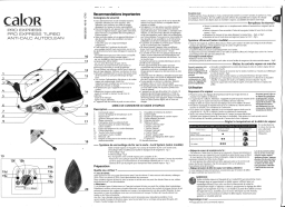 CALOR PRO EXPRESS TURBO ANTI CALC 6 BARS Manuel utilisateur