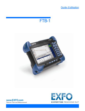 EXFO FTB-1 Mode d'emploi | Fixfr