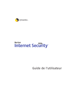 Symantec Norton Internet Security 2004 Manuel utilisateur