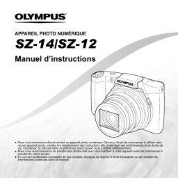 Olympus SZ12 Manuel utilisateur