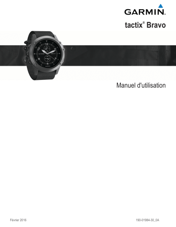 Mode d'emploi | Garmin Tactix Bravo Manuel utilisateur | Fixfr