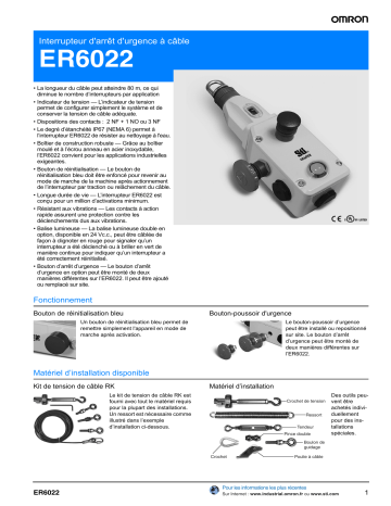 Manuel du propriétaire | Omron ER6022 Manuel utilisateur | Fixfr