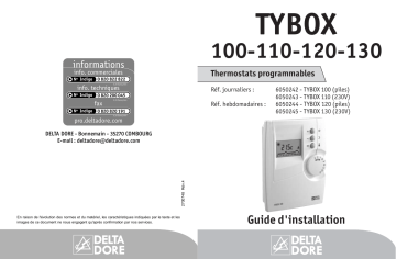 Manuel du propriétaire | DELTA DORE TYBOX 110 Manuel utilisateur | Fixfr