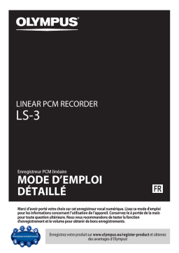 Olympus LS 3 Mode d'emploi