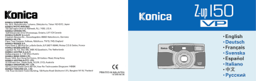 Mode d'emploi | KONICA Z-up 150 VP Manuel utilisateur | Fixfr