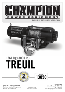 Champion Power Equipment 13050 Manuel utilisateur