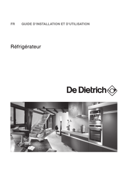 De Dietrich DRS1126J Manuel utilisateur