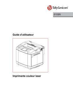 TallyGenicom 8108N Manuel utilisateur