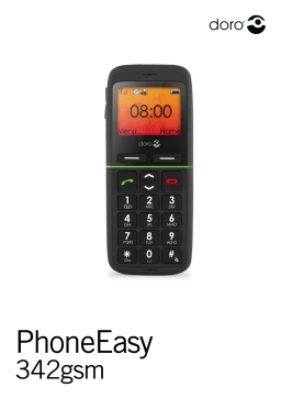 Doro PhoneEasy 342 gsm Manuel utilisateur