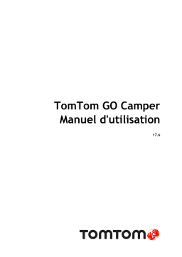 TomTom GO CAMPER Manuel utilisateur