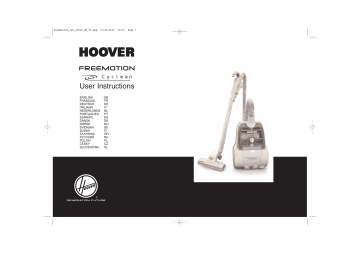 Manuel du propriétaire | Hoover TFC 6283 Manuel utilisateur | Fixfr