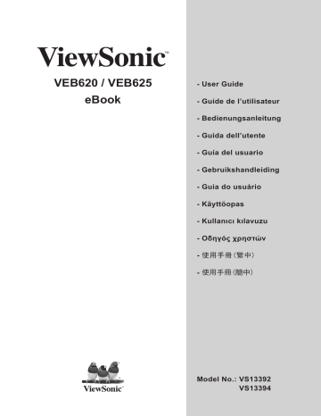 VEB-620 | ViewSonic VEB-625 Mode d'emploi | Fixfr