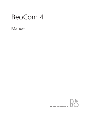 Manuel du propriétaire | Bang Olufsen BEOCOM 4 Manuel utilisateur | Fixfr