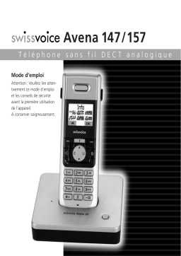 SwissVoice Avena 147 Manuel utilisateur