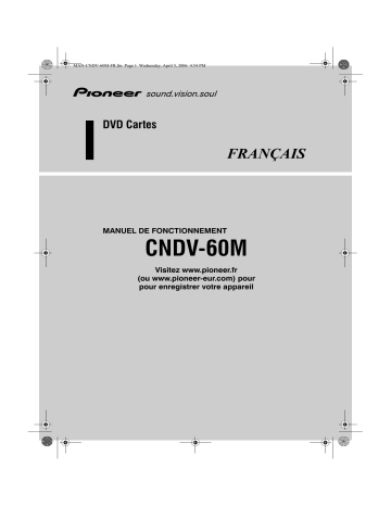 Pioneer CNDV 60 M Manuel utilisateur | Fixfr