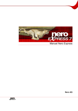 Nero Express 7 Manuel utilisateur