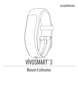 Garmin Vivosmart 3 Manuel utilisateur